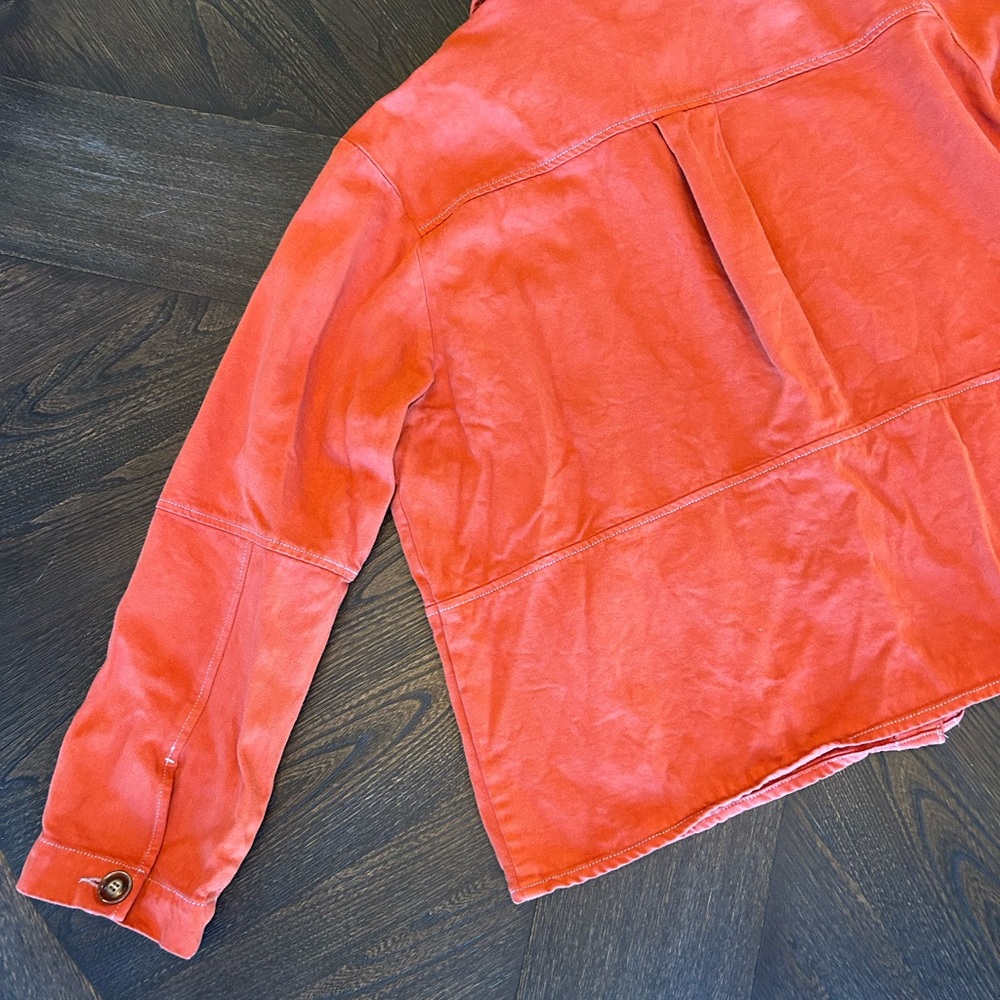 Roller Rabbit Adara Collared Utility Jacket In Te… - image 3